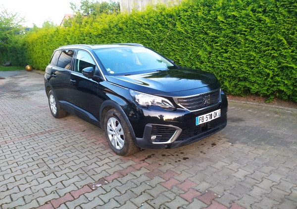 Peugeot 5008 cena 57900 przebieg: 186000, rok produkcji 2018 z Siemiatycze małe 254